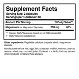 Cápsulas veganas de Researched Nutritionals Magnesium Glycinate para una dieta sin productos animales.