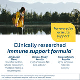 Researched Nutritionals Transfer Factor Multi-Inmunidad con colostro y hongos en frasco para soporte inmunitario