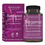 Reserveage Beauty Bergamot en botella, apoyo antioxidante para la salud cardíaca.