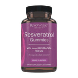 Reserveage Beauty Gomitas Resveratrol 100 mg, apoyo antioxidante para la salud del corazón