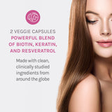 Reserveage Keratina favorece crecimiento y grosor de cabello y uñas.