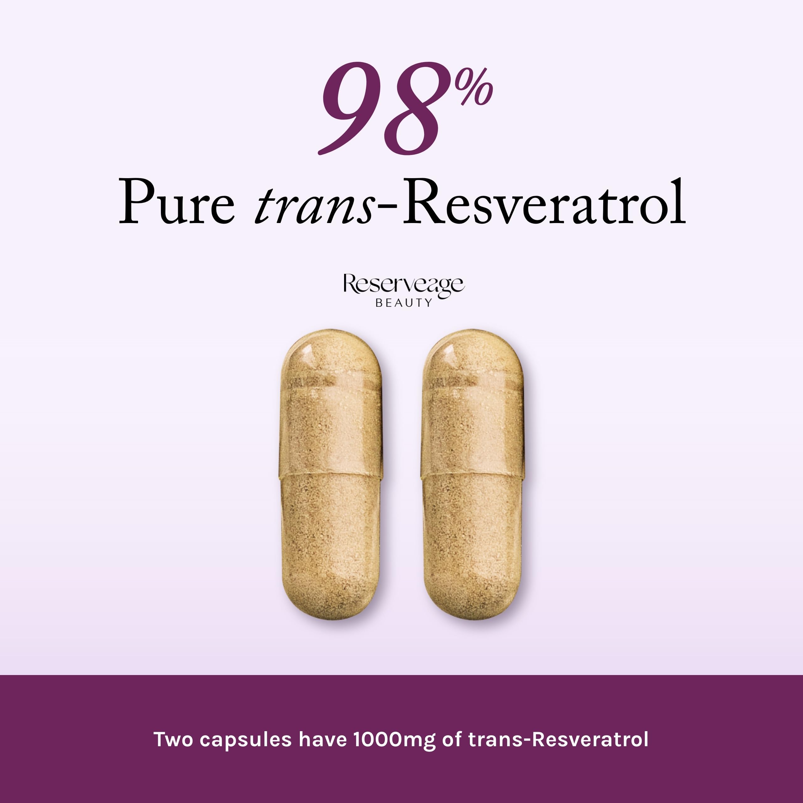 Mezcla Pro-Longevity de Reserveage Belleza para soporte antioxidante sostenido.
