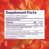 Reserveage Nutrition Polvo de Colágeno Belleza se disuelve rápidamente en agua, jugo o yogur.
