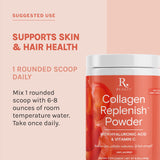 Reserveage Nutrition Polvo de Colágeno Belleza ideal para batidos matutinos.
