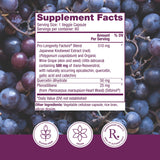 Reserveage Nutrition pterostilbeno-ingredientes-naturales, mezcla Pro-Longevity para bienestar.