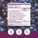 Reserveage Nutrition Resveratrol 500 mg - cápsulas: consumo diario fácil