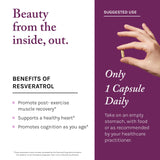 Reserveage Nutrition Resveratrol ingredientes clave: uva muscadina y knotweed