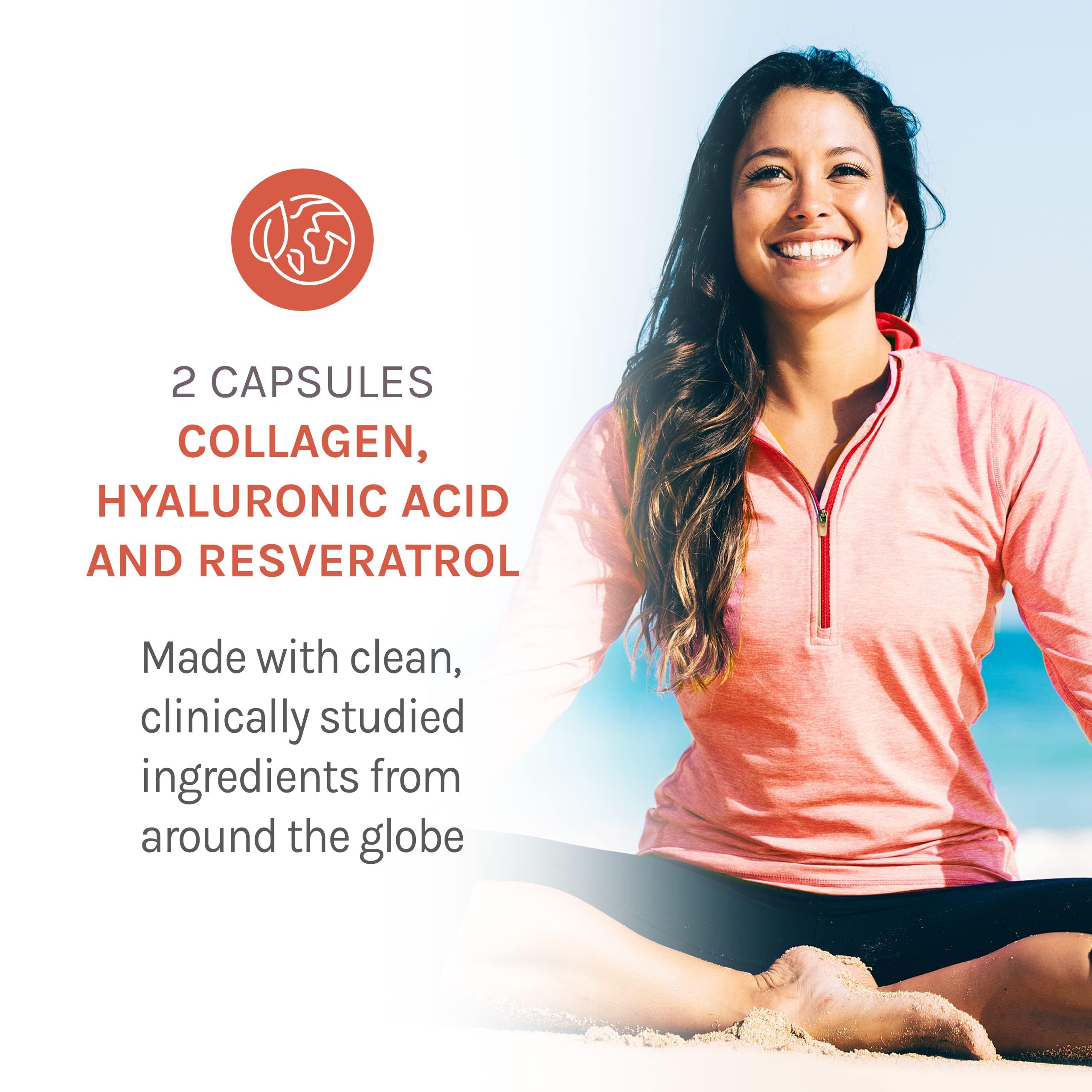 Resveratrol en Reserveage: antioxidante para un aspecto saludable de la piel.