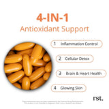 Omega-3 EPA y DHA de Reset Wellness para apoyo potencial del corazón.