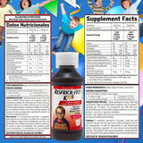 Resfriolito Kids: ingredientes naturales como hojas de hiedra y agave, para apoyar la respiración.