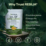 Resilia planta oregano orgánico, ingrediente natural del producto.