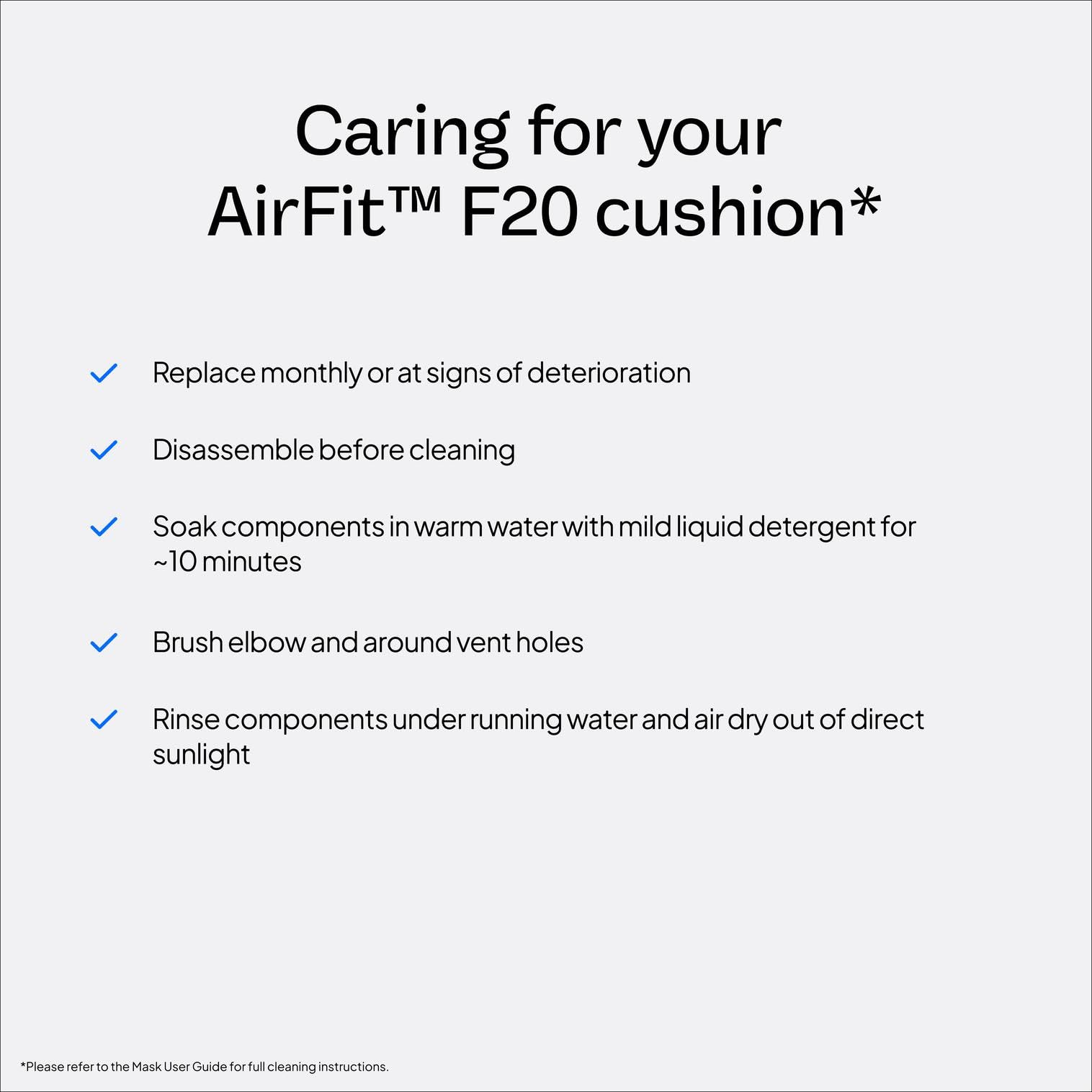 Tecnología InfinitySeal para mantener un sellado estable durante la noche.