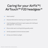 ResMed AirFit F20 Headgear con ajuste preciso para mayor estabilidad nocturna.