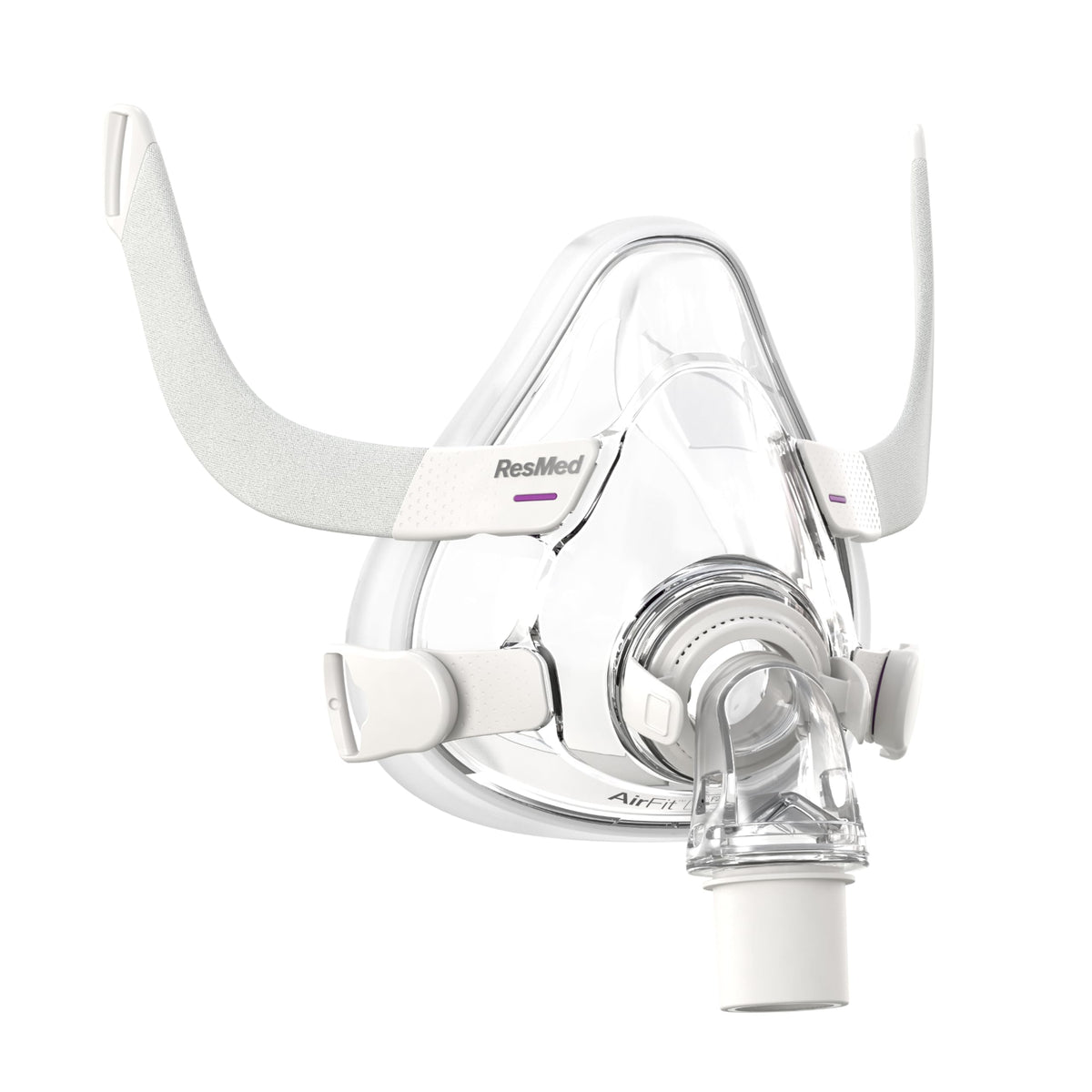 ResMed AirFit F20 para Mujer, marco ergonómico que se adapta a contornos faciales.