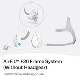 ResMed AirFit F20 conectores magnéticos para ajuste diario