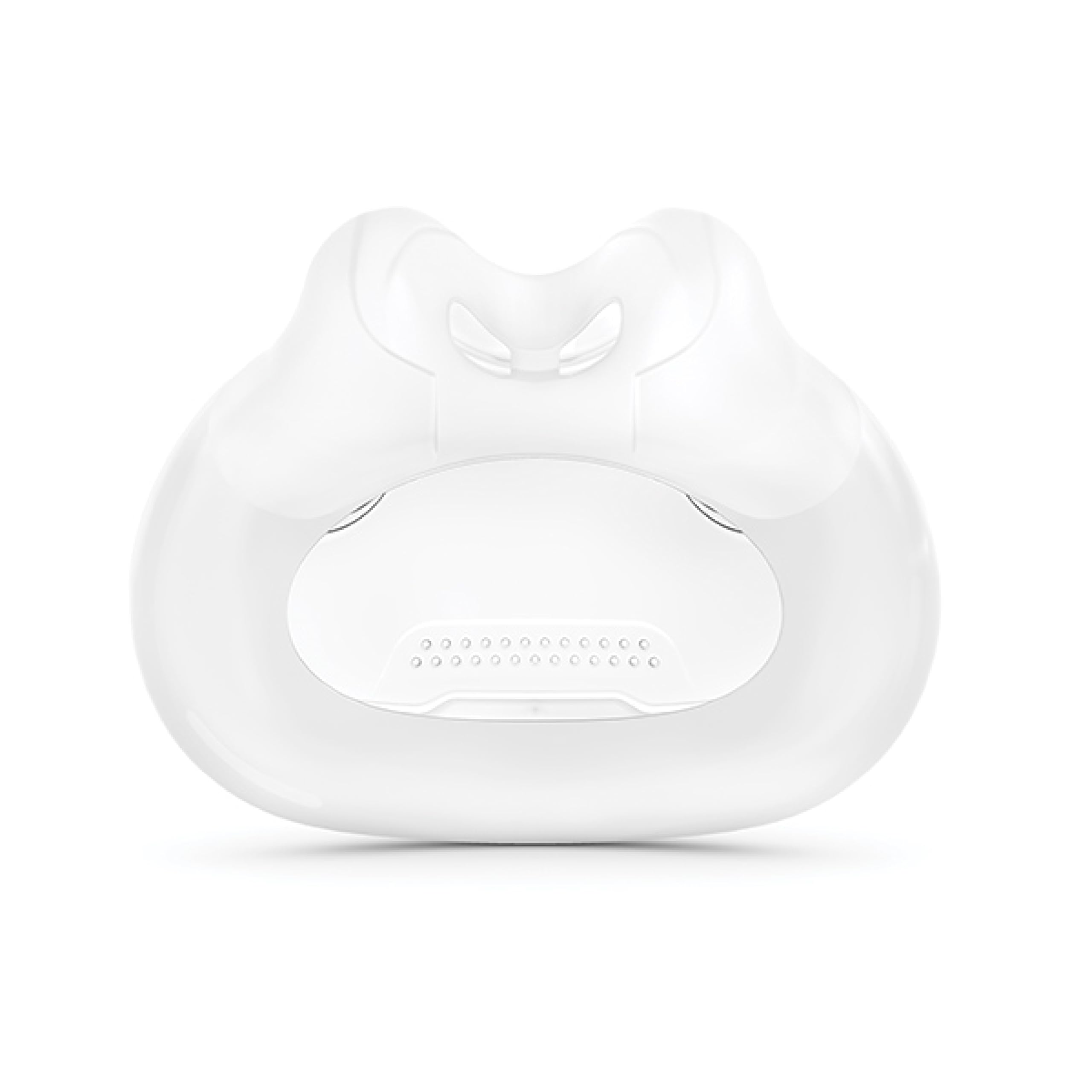 Almohadilla ResMed AirFit F30i, detalle de cara completa para ajuste cómodo.
