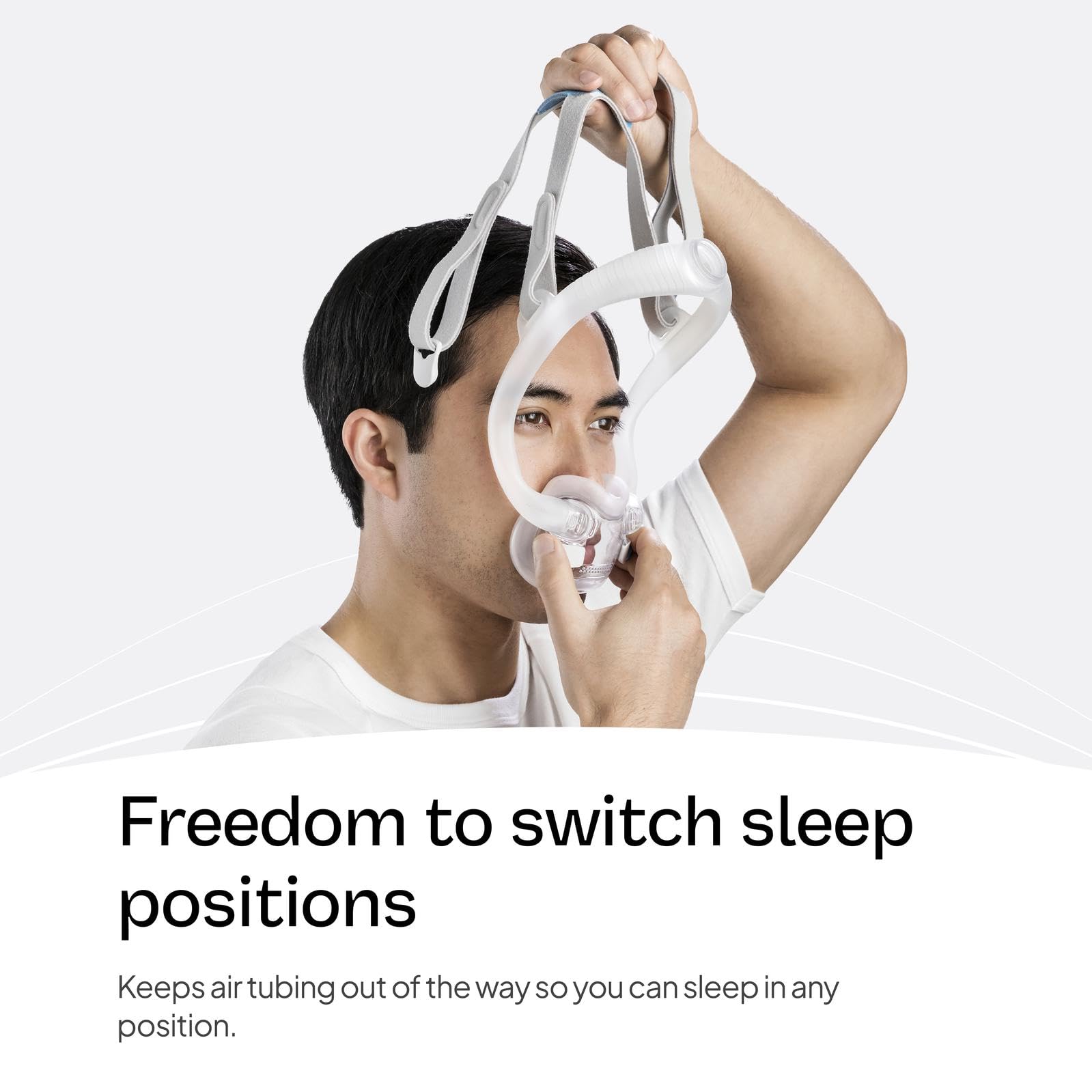 ResMed AirFit F30i: almohadilla nasal de ajuste cómodo para uso nocturno.