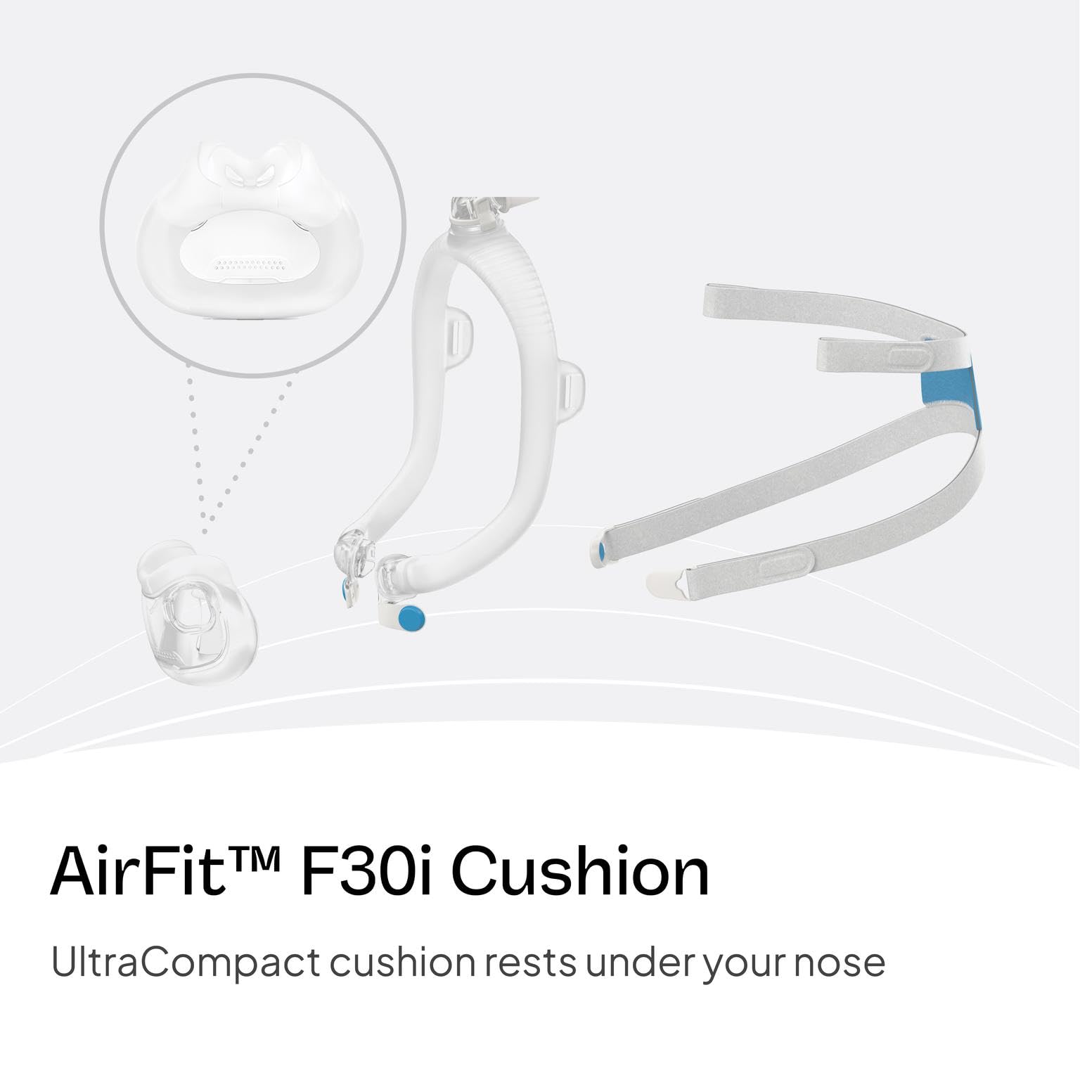 Cubierta de poliéster AirFit F30i, protección ligera y transpirabilidad.