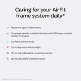 ResMed AirFit F30i: compatible con múltiples piezas para configuración flexible.