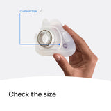 Almohadilla de repuesto para cara completa de ResMed AirFit F40, mantiene sellado cómodo.