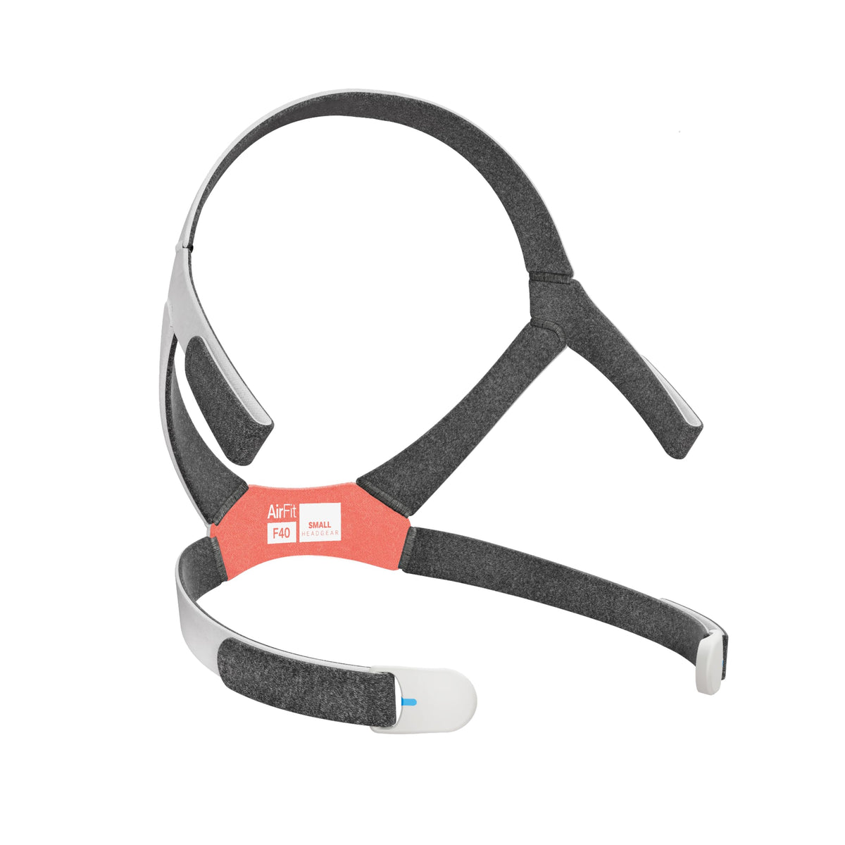 AirFit F40 cabezal con puntos de ajuste para un ajuste cómodo y estable.