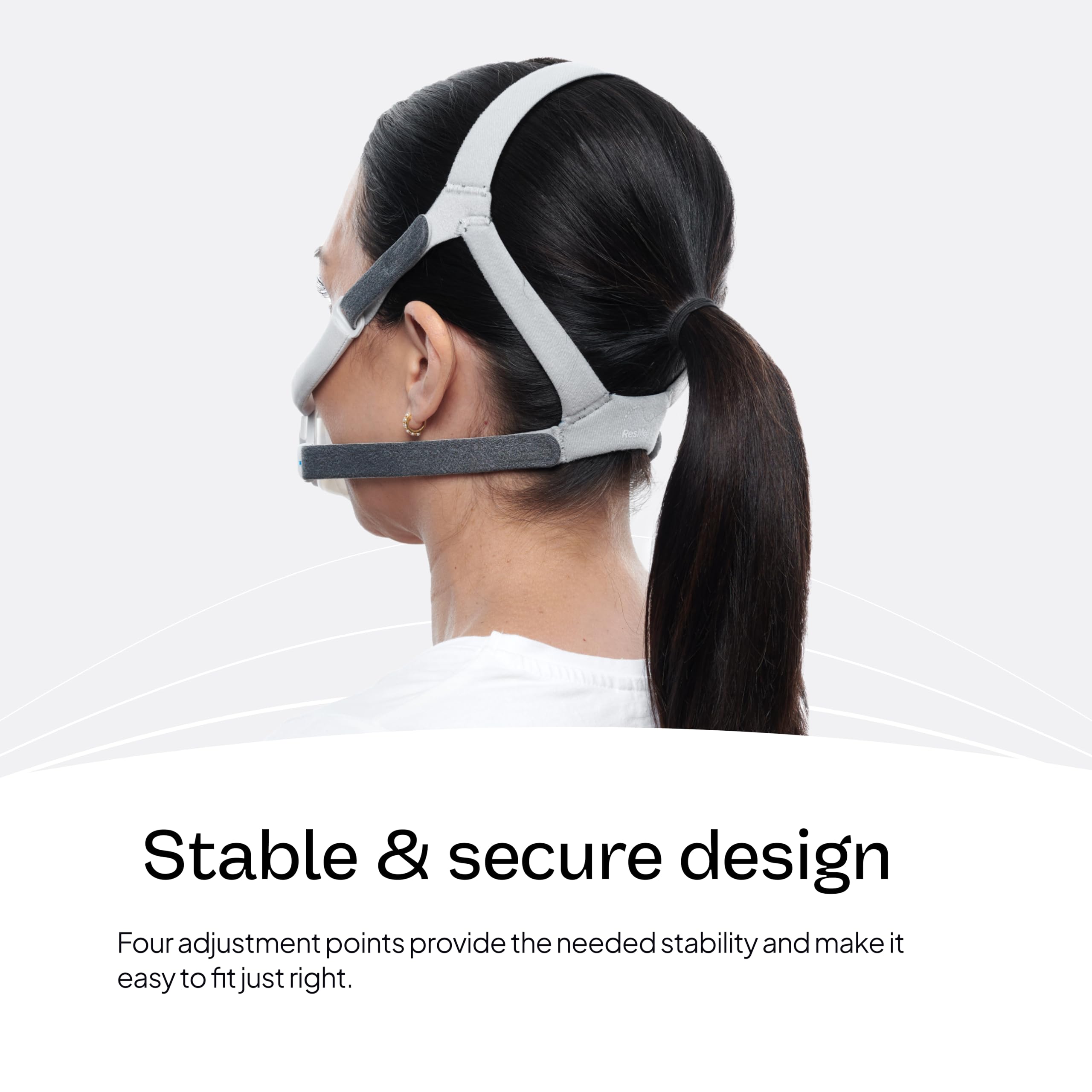 AirFit F40 talla pequeña: diseño específico para un ajuste seguro.