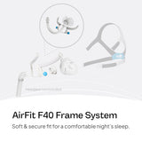 ResMed AirFit F40, cierre magnético que facilita colocarse