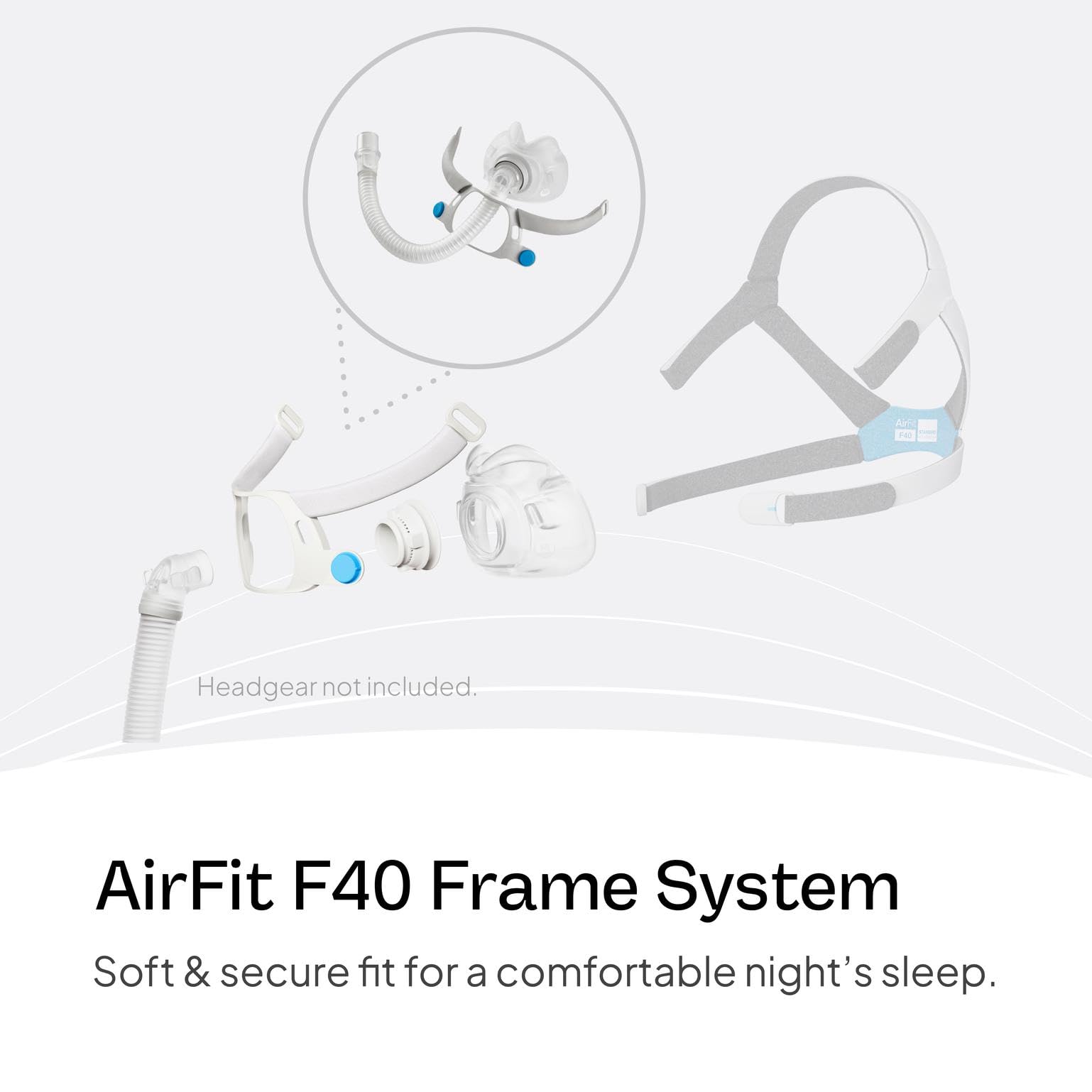 ResMed AirFit F40: ajustes múltiples para un sellado preciso