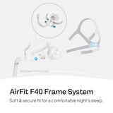 ResMed AirFit F40: ajustes múltiples para un sellado preciso