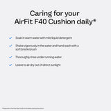 Cojín de repuesto para AirFit F40 en talla Pequeño Ancho.