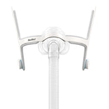 Marco AirFit N20 de ResMed, base estable para ajuste cómodo de la máscara nasal.