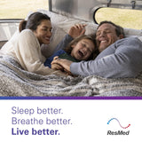 ResMed AirFit N30 comodidad duradera para noches tranquilas y sueño continuo.