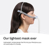 ResMed AirFit N30, conexión simple para montar al CPAP.