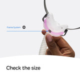 ResMed AirFit N30, marco cómodo para reducir contacto facial.