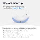 ResMed AirFit N30: silicona duradera para uso repetido