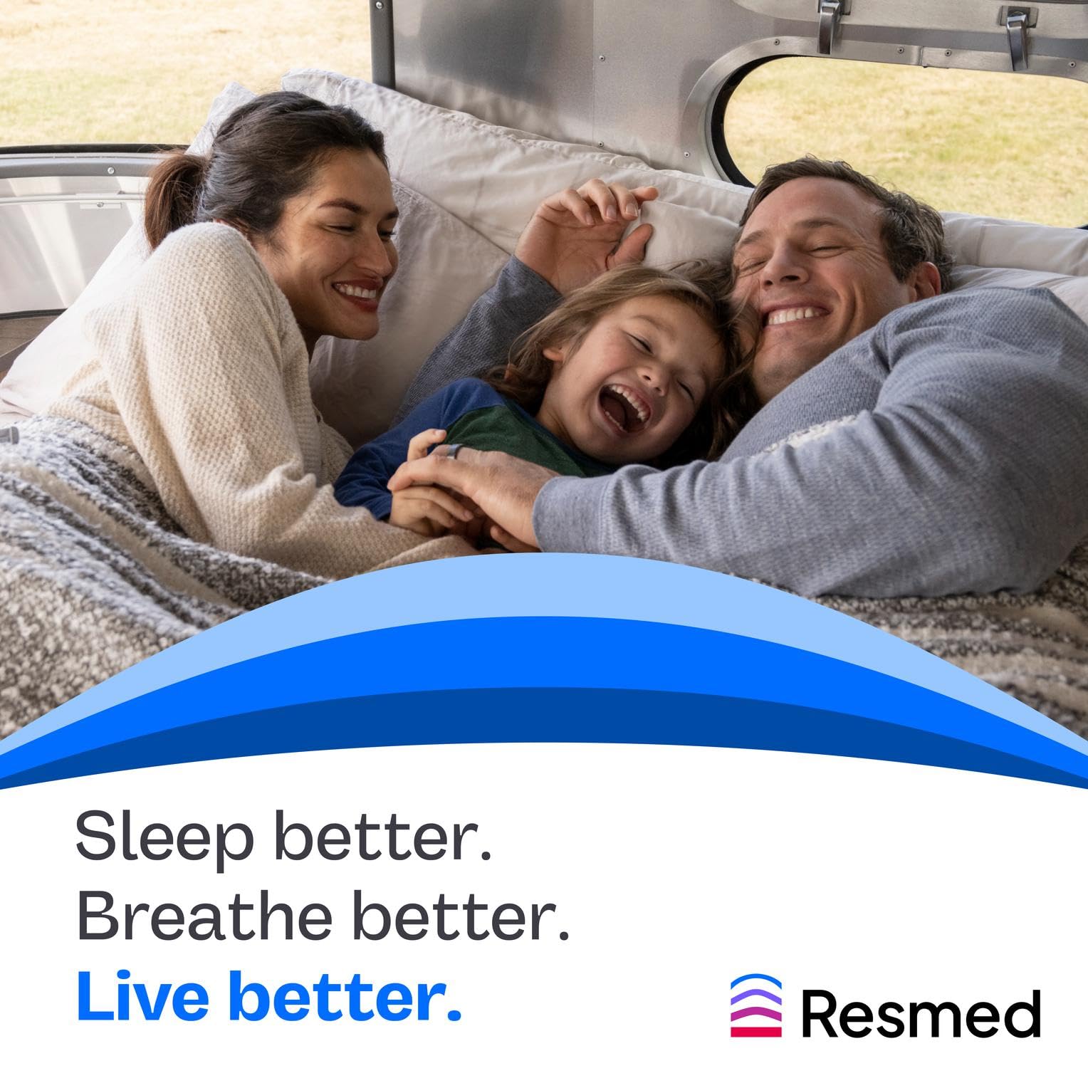 ResMed AirFit N30, uso nocturno cómodo para dormir mejor.