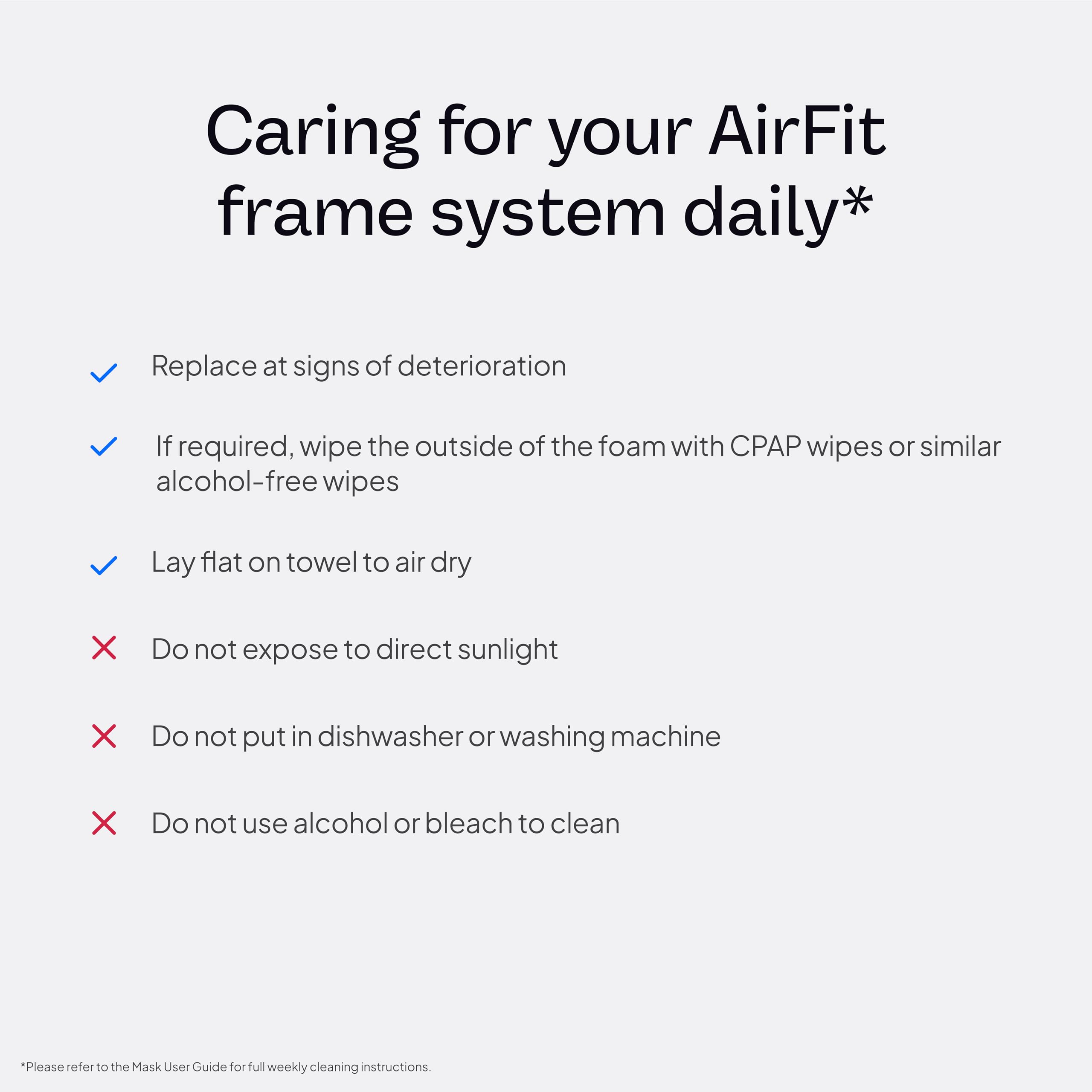 ResMed AirFit N30i, diseño cómodo: acabado suave bajo la nariz para mayor libertad.