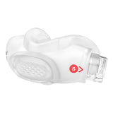 Cojín nasal AirFit N30i de ResMed: ajuste cómodo para dormir toda la noche.