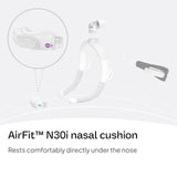 ResMed AirFit N30i – diseño ergonómico para mayor comodidad nocturna