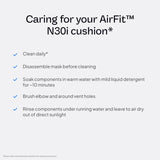 ResMed AirFit N30i: flujo de aire óptimo para respiración cómoda