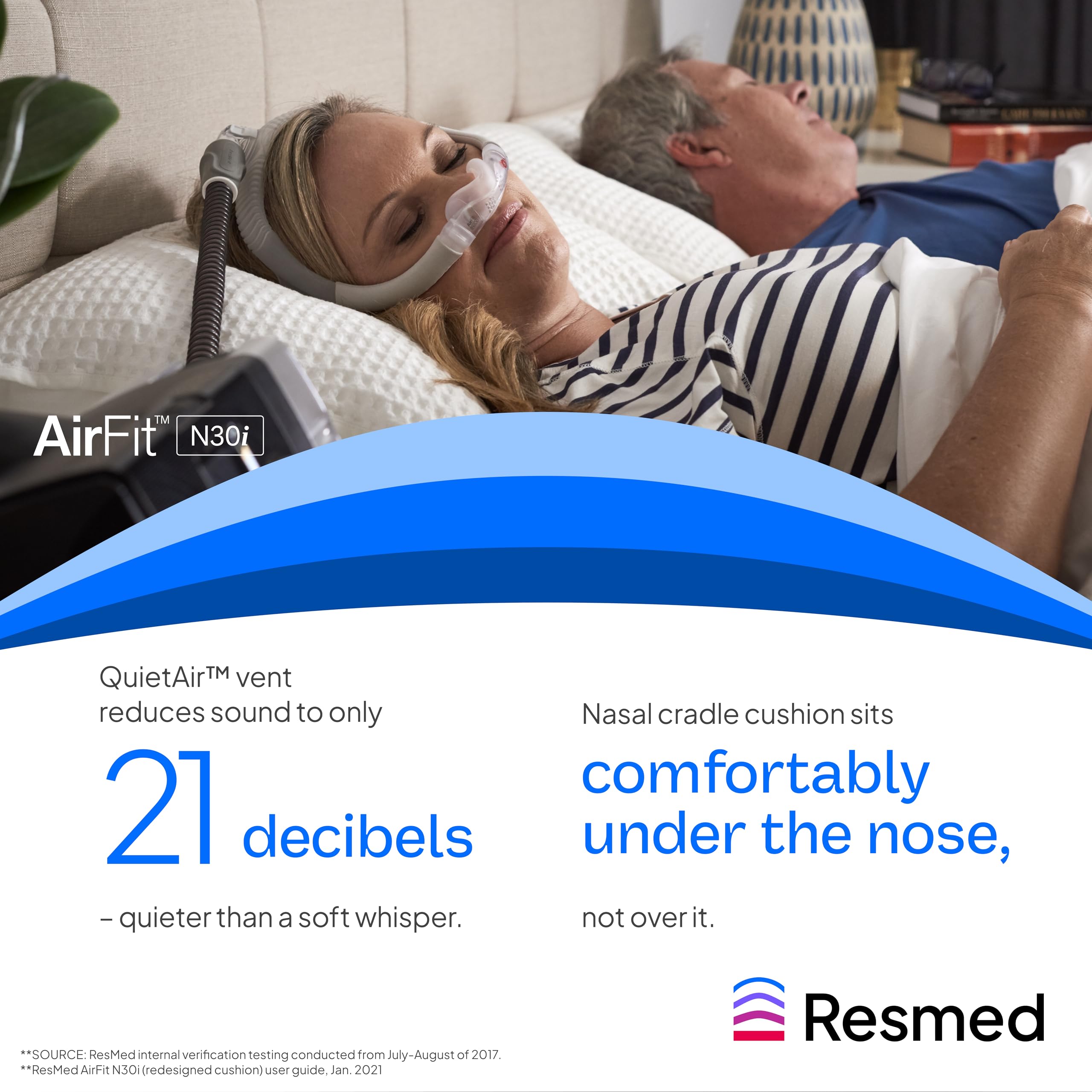 Reemplazo de cojin para higiene y rendimiento del conjunto CPAP.