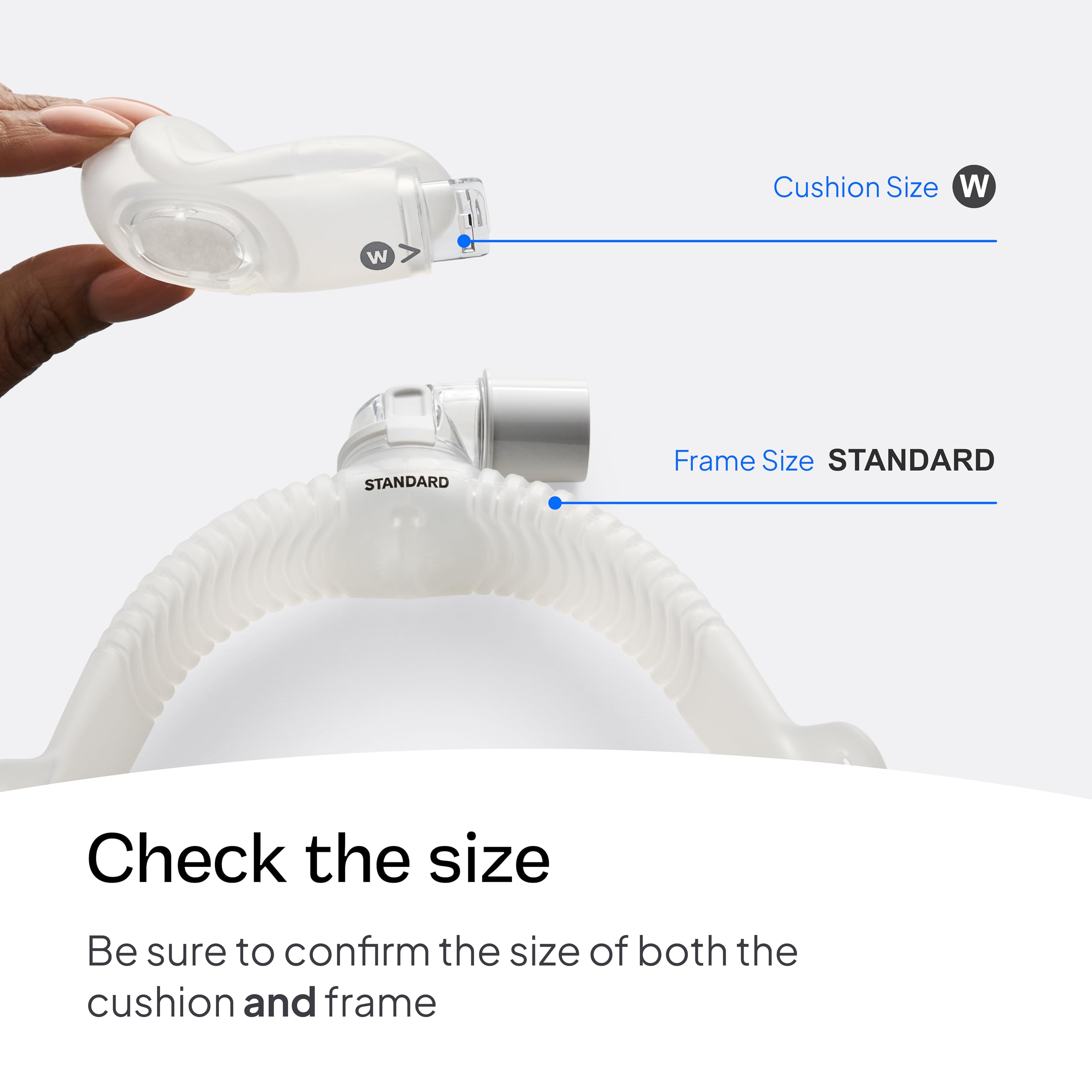 ResMed AirFit N30i, tecnología QuietAir: reduce el ruido de exhalación para noches tranquilas.