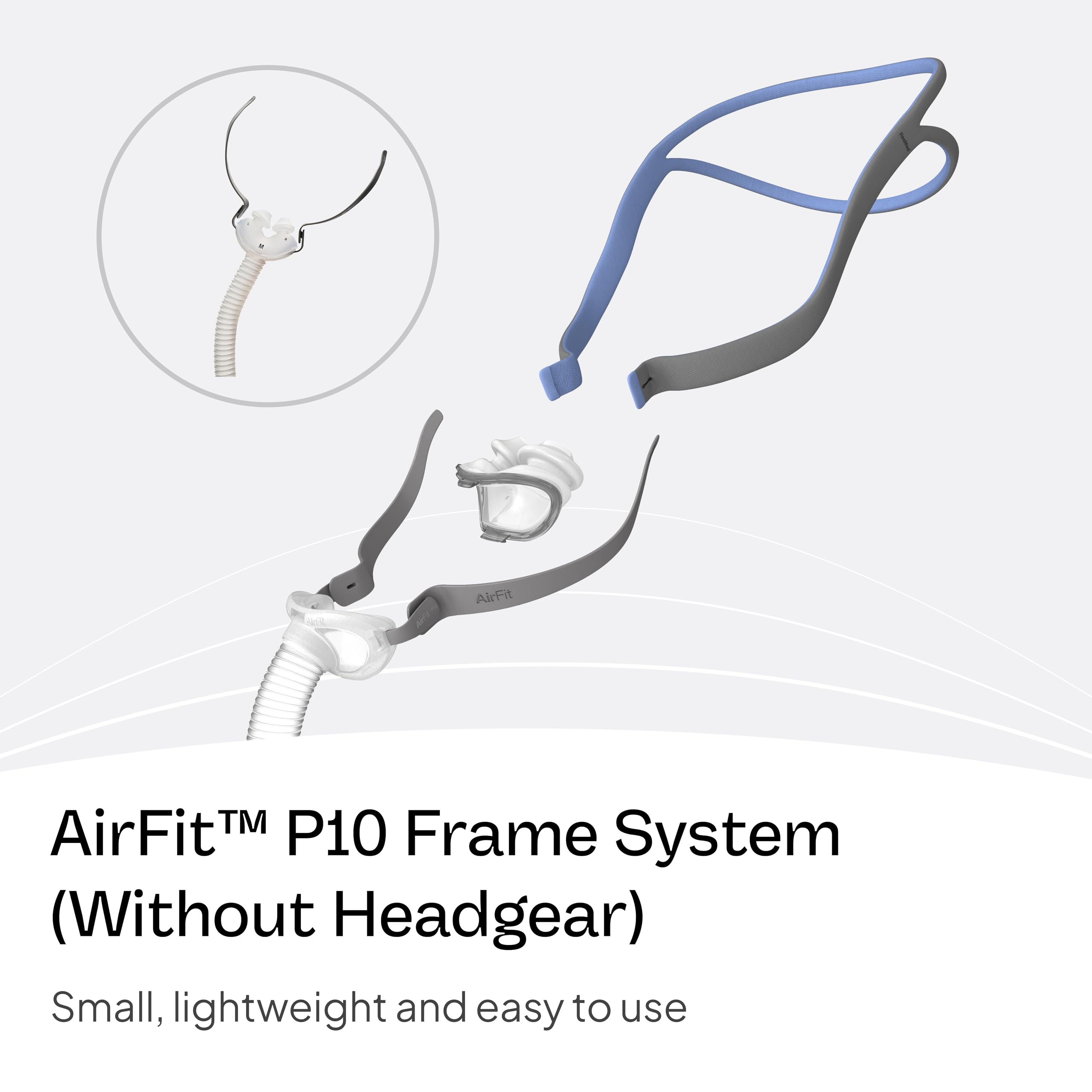 ResMed AirFit P10 almohadillas nasales para confort ligero prolongado