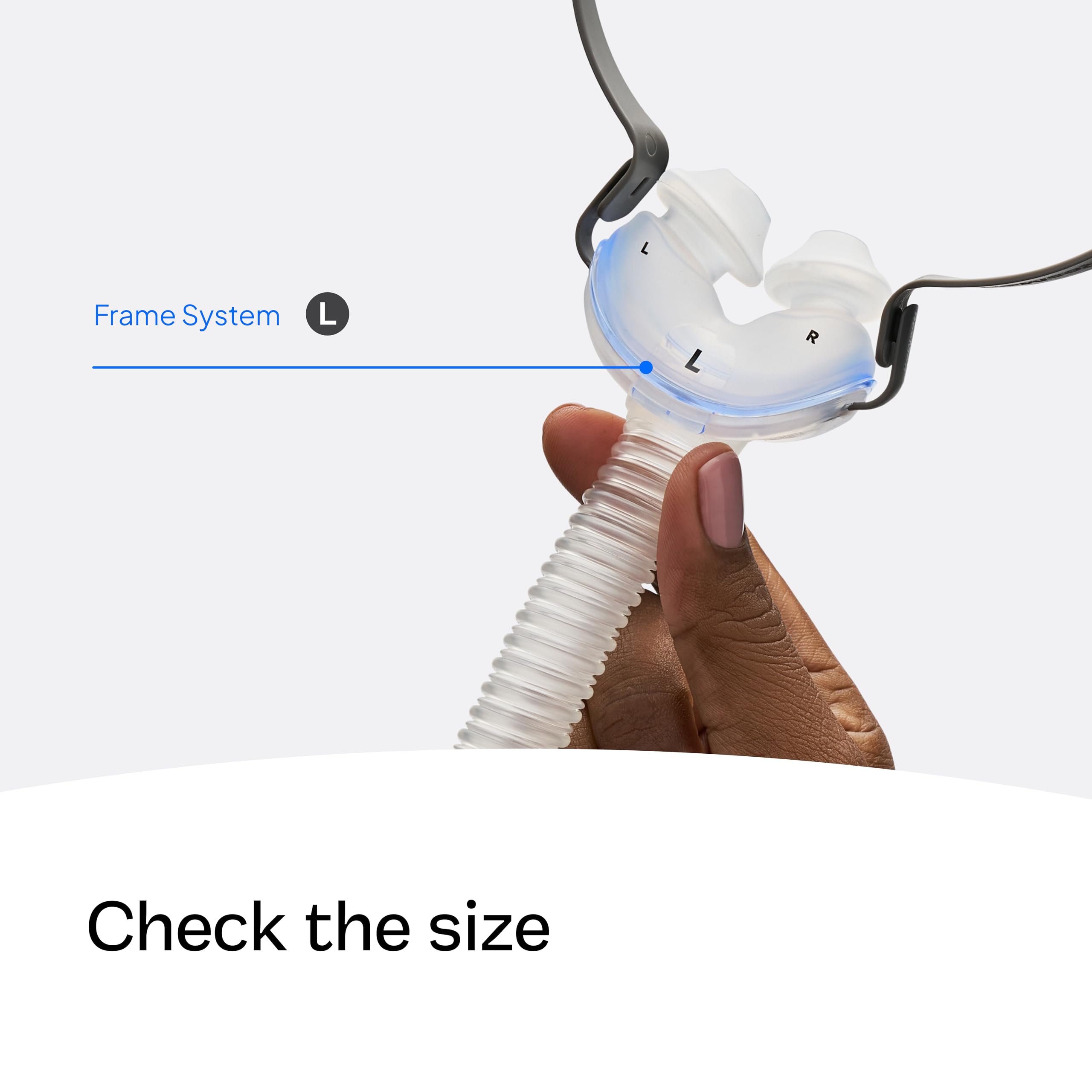 Cojín nasal de ResMed AirFit P10 para un ajuste suave y estable