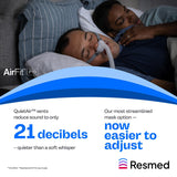 ResMed AirFit P10 cojín de reemplazo compatible con la máscara.