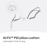 ResMed AirFit P10 silicona suave, recambio de alta calidad para CPAP.
