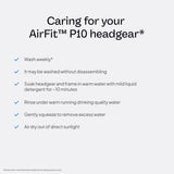 ResMed AirFit P10 uso para lectura y televisión en cama