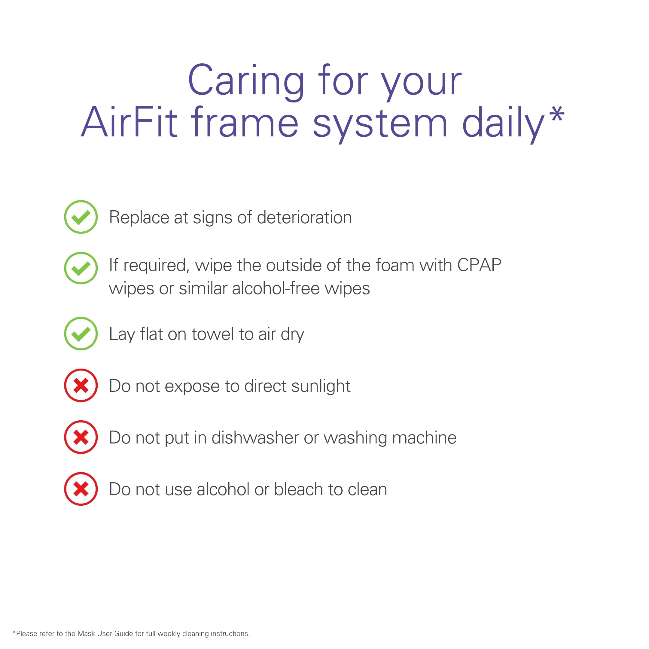 AirFit P10 ofrece ventilación QuietAir más silenciosa.