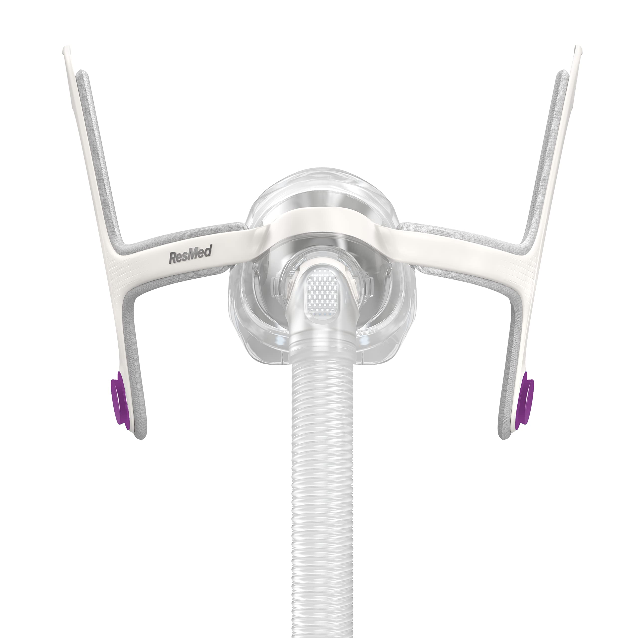 Cojín nasal UltraSoft de ResMed AirTouch N20 para Ella ofrece ajuste personalizado.