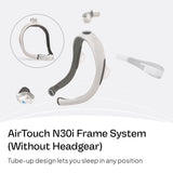 ResMed AirTouch N30i: ajuste SpringFit que se adapta a tu cara.